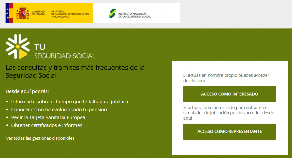 Tu Seguridad Social, Tu Espacio Personal En La Web De La SS - #Finlit.es