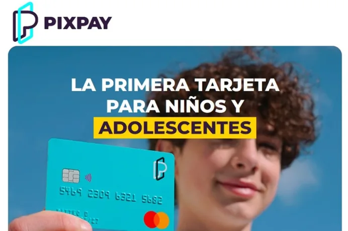 Tarjeta para niños y adolescentes Pixpay