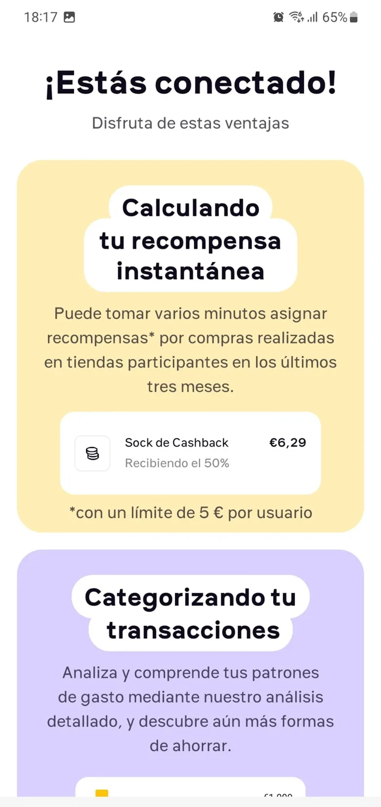 Sincronización de cuenta bancaria con Woolsocks